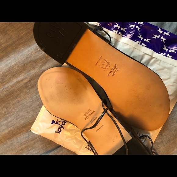 Stuart Weitzman Tie Up Gladiator Sandals - Picture 4 of 8